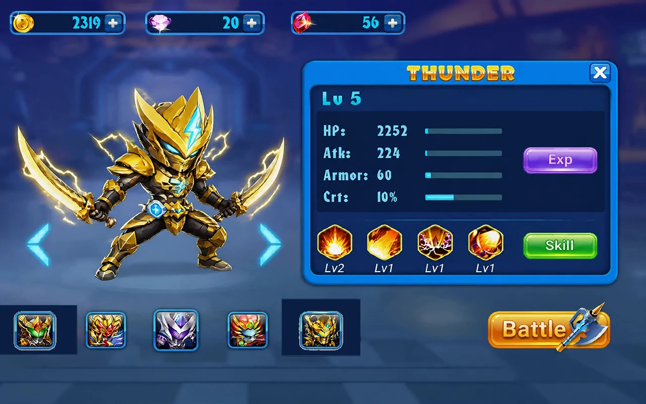Rampart Vanguard character panel