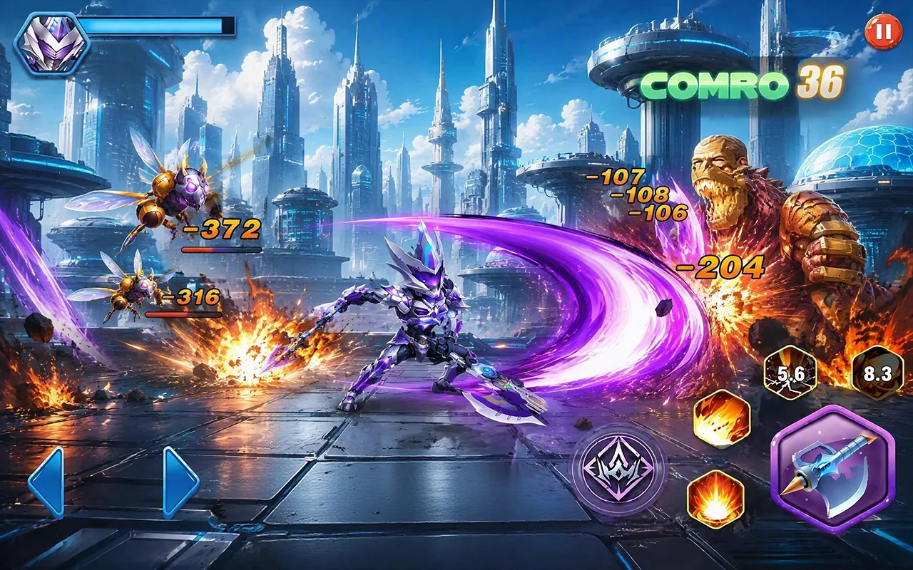 Rampart Vanguard mecha battle